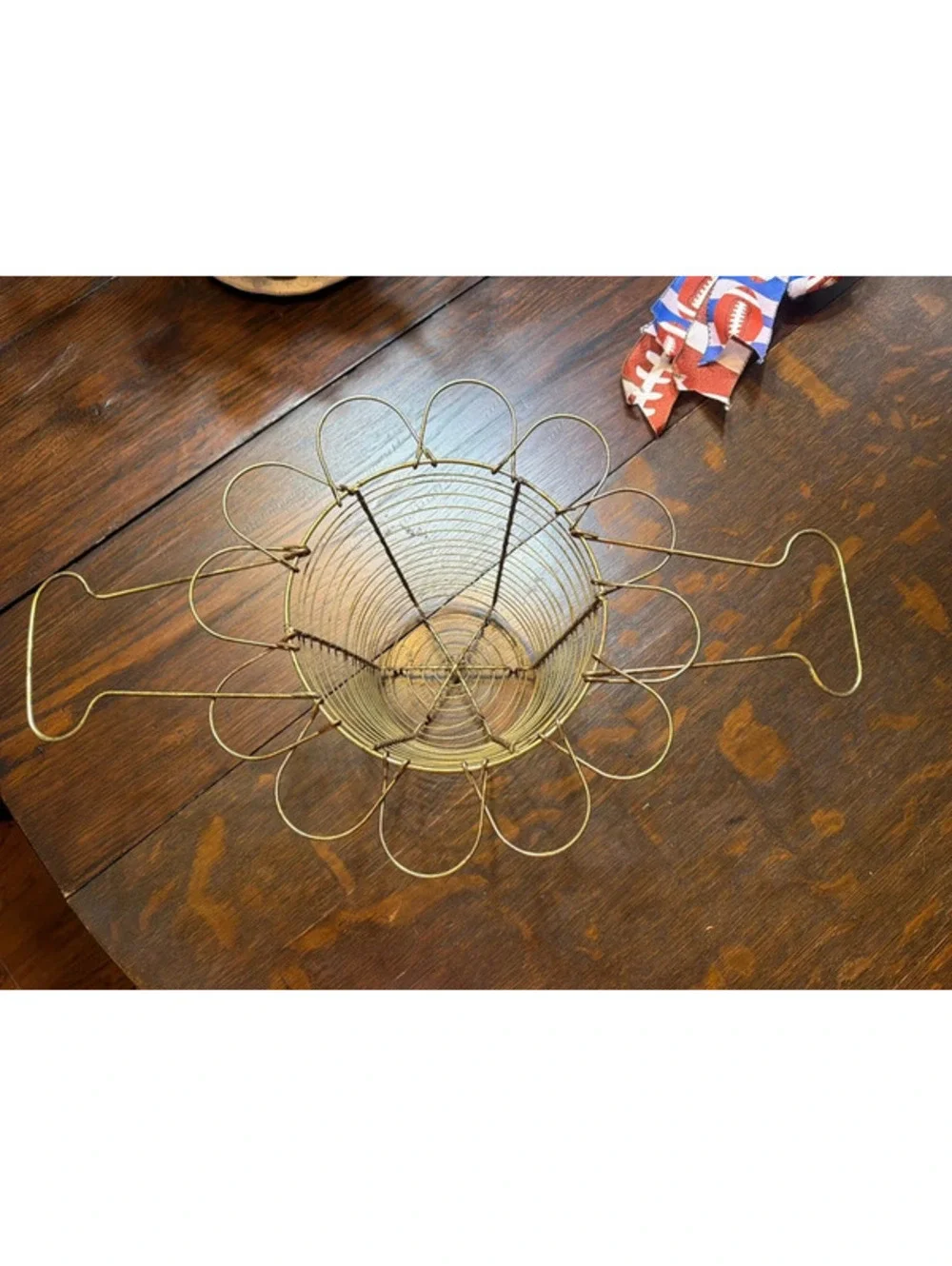 Vintage Wire Egg Basket